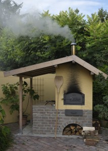 Unser Holzbackofen